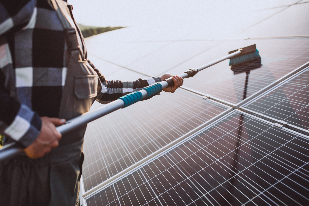 limpieza de placas solares